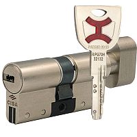 Цилиндр CISA AP4 S (модульный) 90T (40*50T) никель матовый 3 ключа